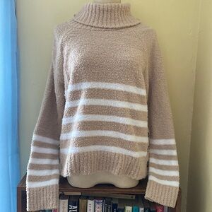 Stripped Turtleneck Sweater S